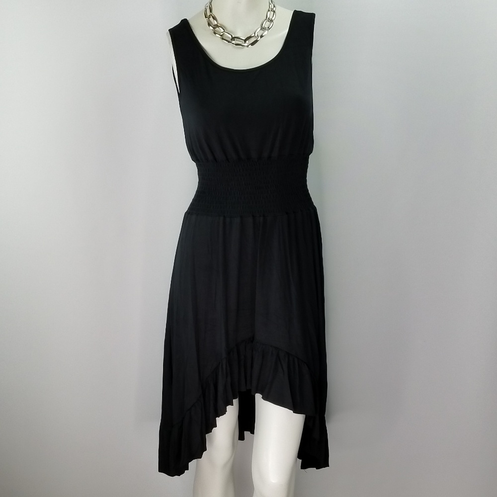 Sleeveless Black High-Low Dress NWT